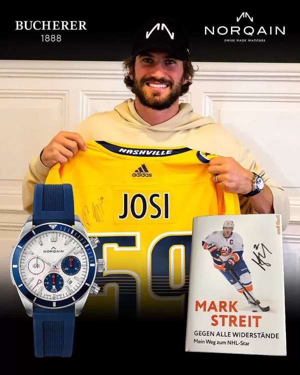 Best Roman Josi & Mark Streit Charity Package - Adventure Sport Chrono Nhlpa Limited Edition Men